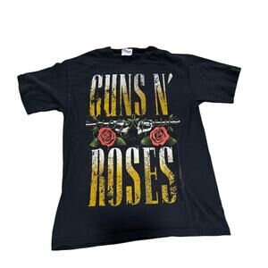 Guns N Roses T Shirt 2005 Hanes Medium Rock Band Tee Faded